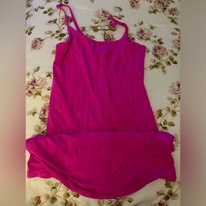 SKIMS NWT FUCHSIA SIZE LARGE, slip dress (mini)